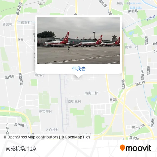 南苑机场地图