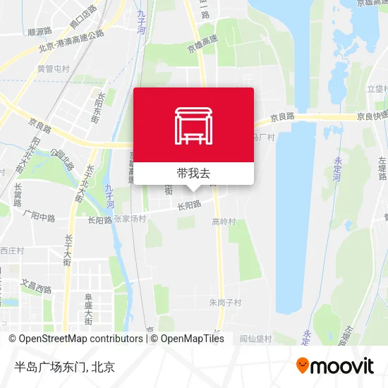 半岛广场东门地图