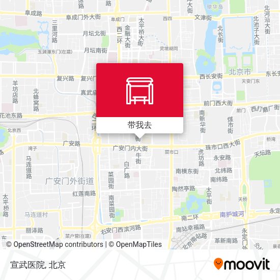 宣武医院地图