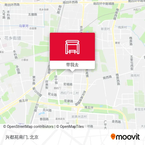 兴都苑南门地图