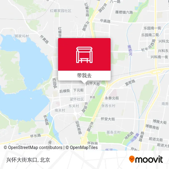 兴怀大街东口地图
