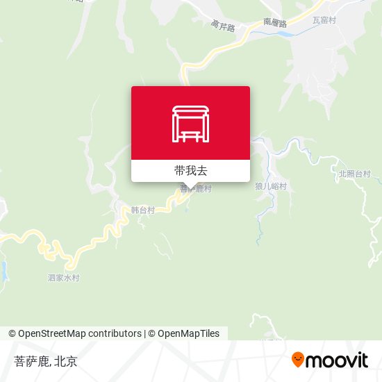 菩萨鹿地图