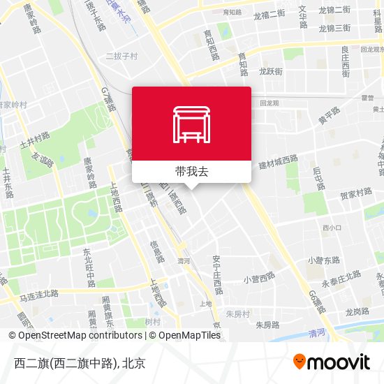 西二旗(西二旗中路)地图