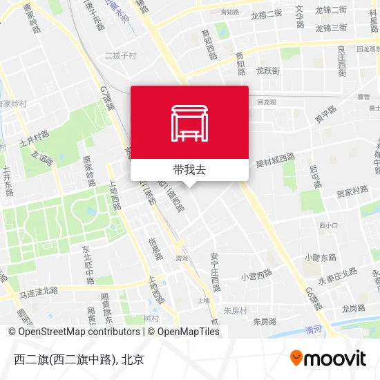 西二旗(西二旗中路)地图