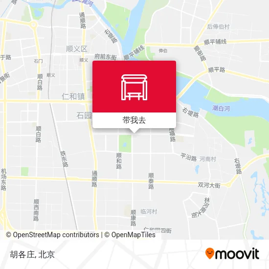 胡各庄地图