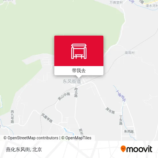 燕化东风街地图