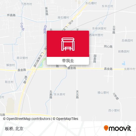 板桥地图