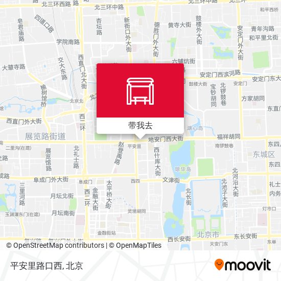 平安里路口西地图