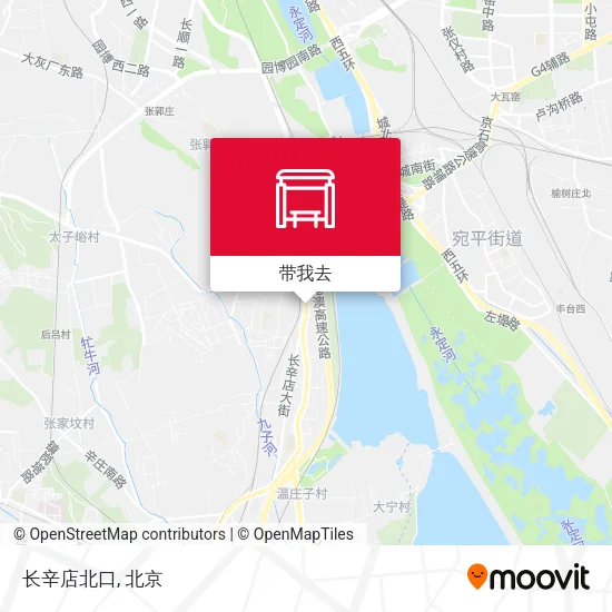 长辛店北口地图