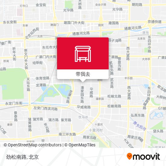劲松南路地图