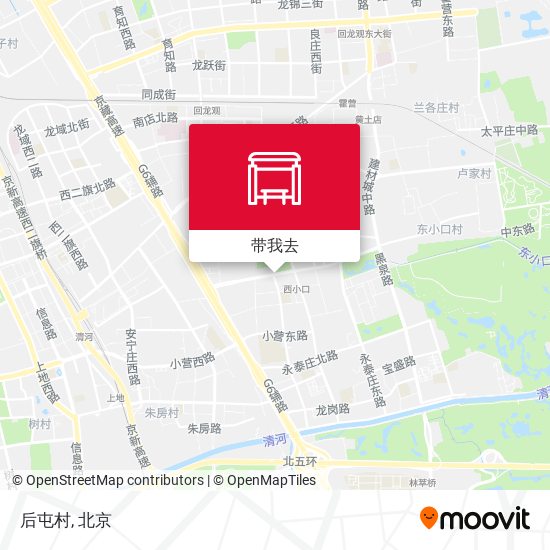 后屯村地图