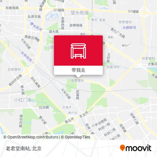 老君堂南站地图