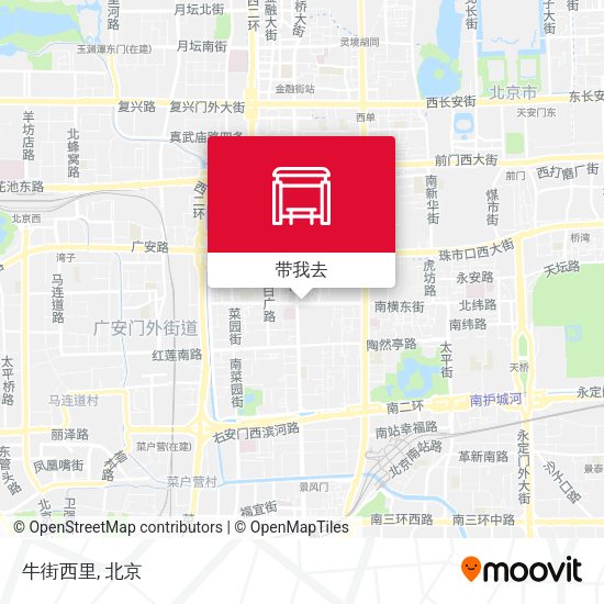 牛街西里地图