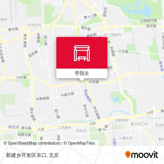 新建乡开发区东口地图