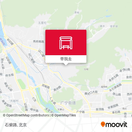 石俯路地图