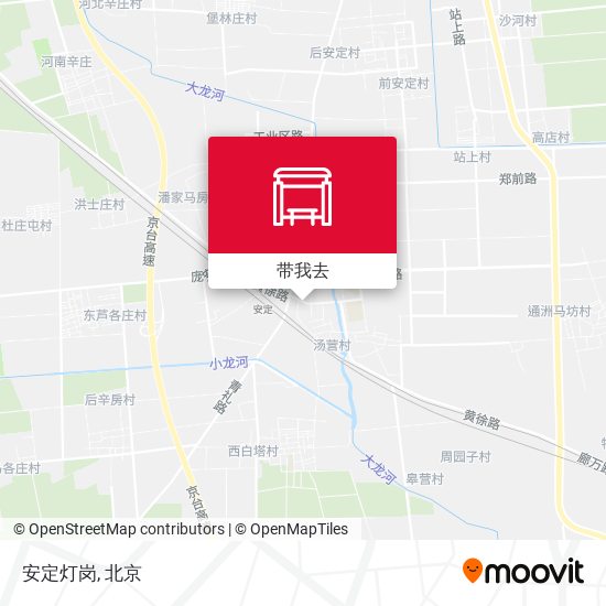 安定灯岗地图