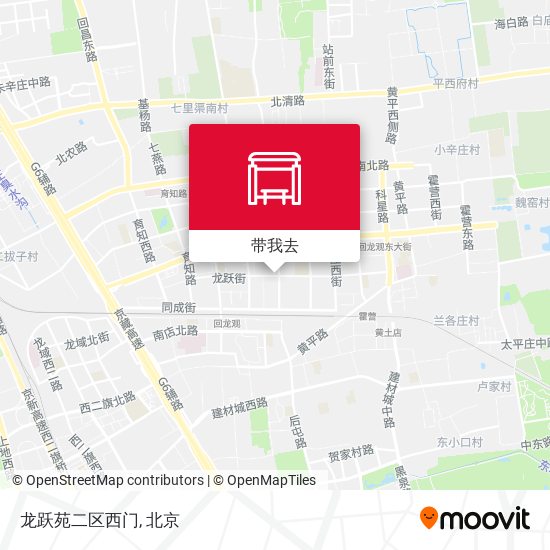 龙跃苑二区西门地图