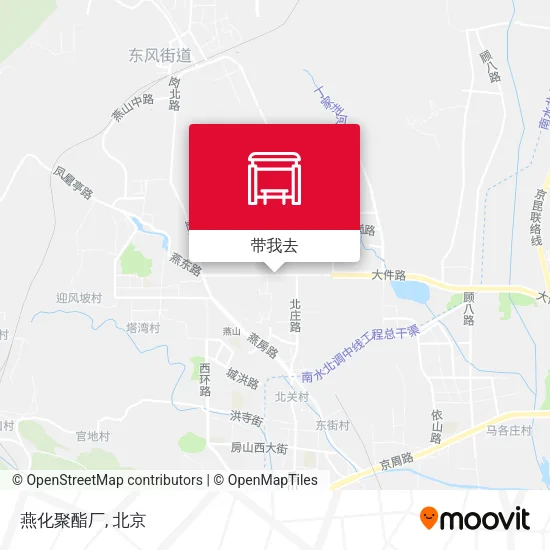 燕化聚酯厂地图