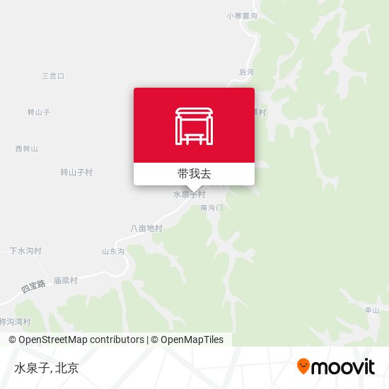 水泉子地图