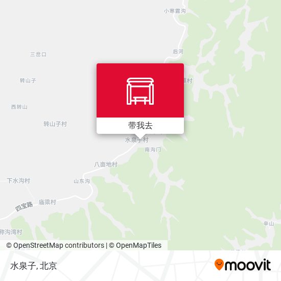 水泉子地图