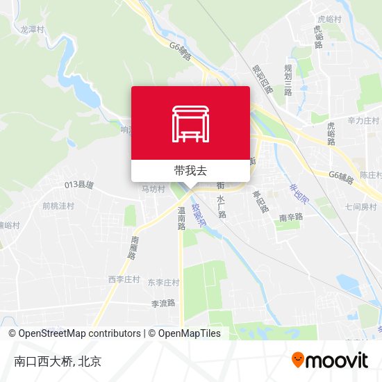 南口西大桥地图