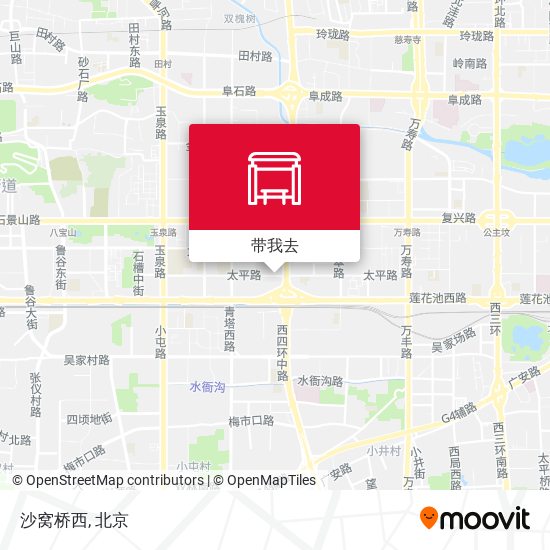 沙窝桥西地图
