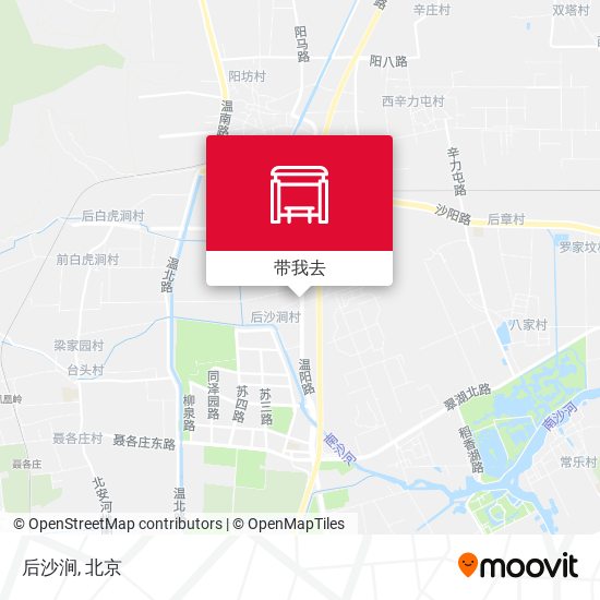 后沙涧地图