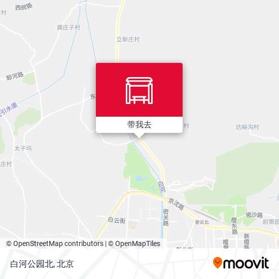 白河公园北地图