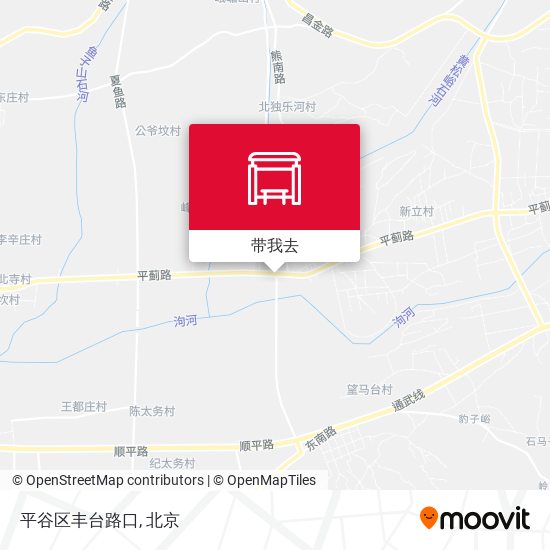 平谷区丰台路口地图