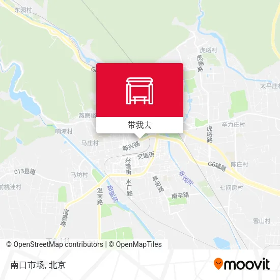 南口市场地图