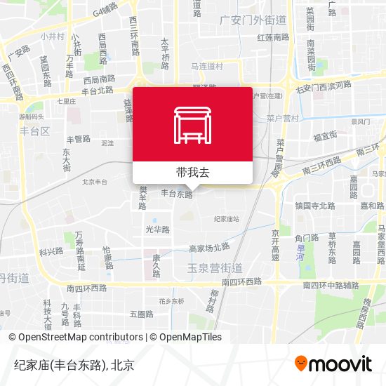 纪家庙(丰台东路)地图