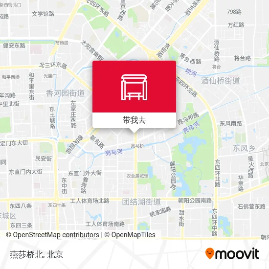 燕莎桥北地图