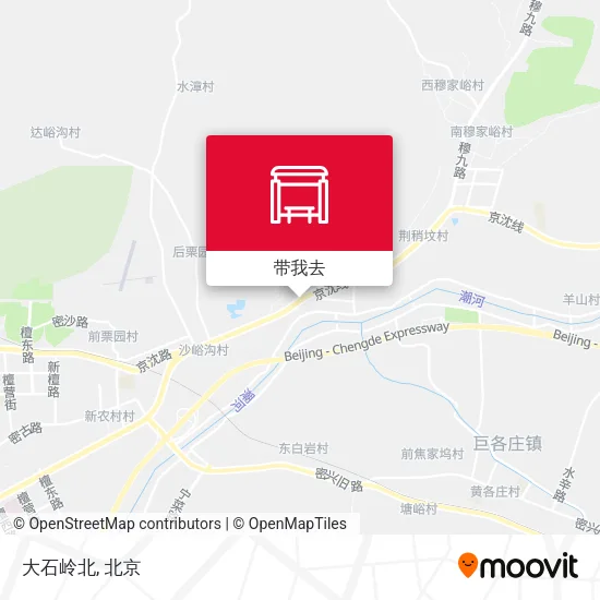 大石岭北地图