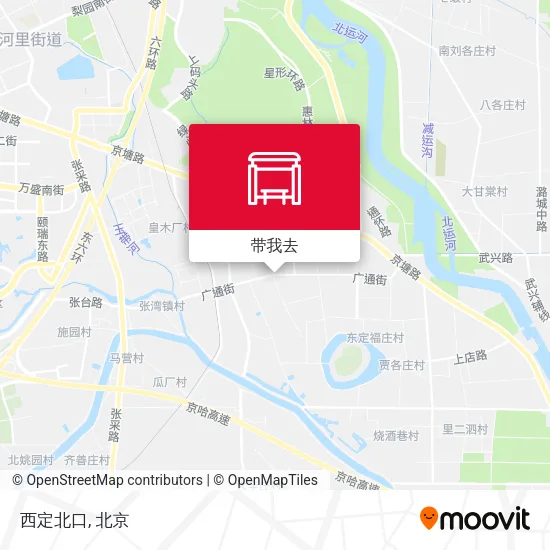 西定北口地图