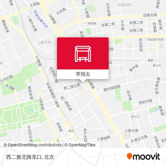 西二旗北路东口地图