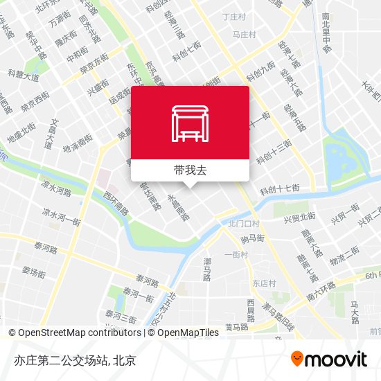 亦庄第二公交场站地图
