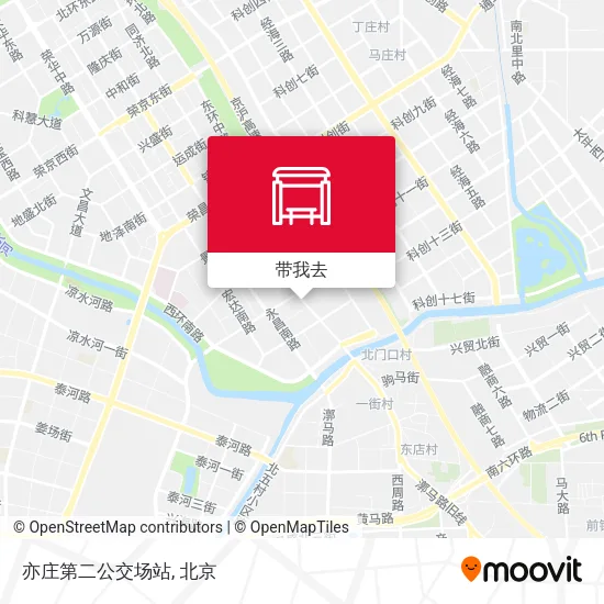 亦庄第二公交场站地图