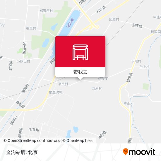 金沟站牌地图