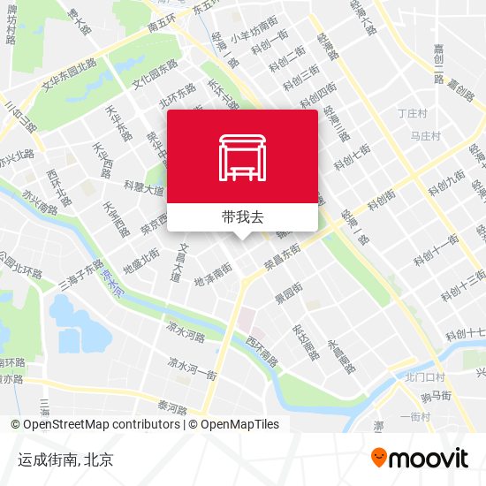 运成街南地图