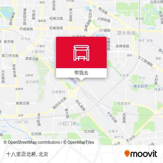 十八里店北桥地图