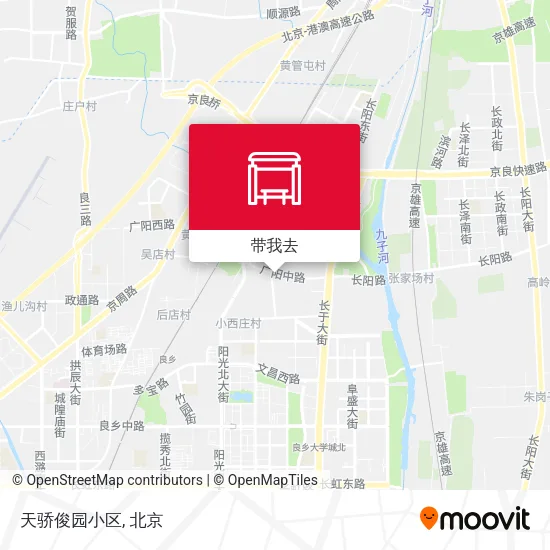 天骄俊园小区地图