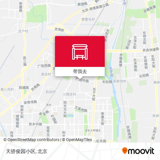 天骄俊园小区地图