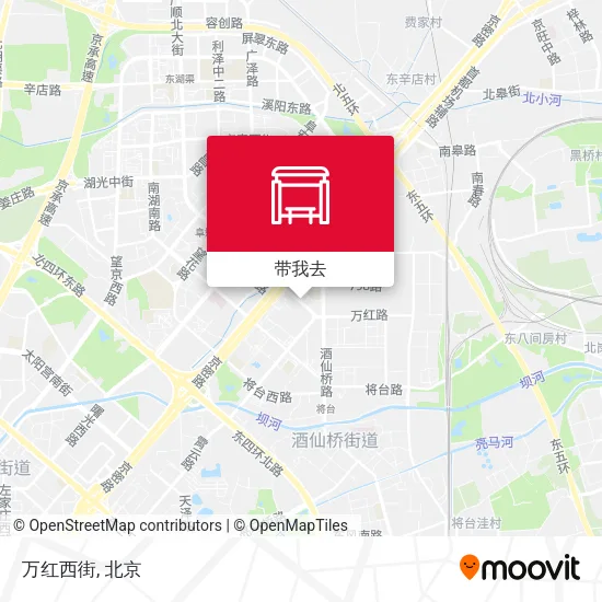 万红西街地图