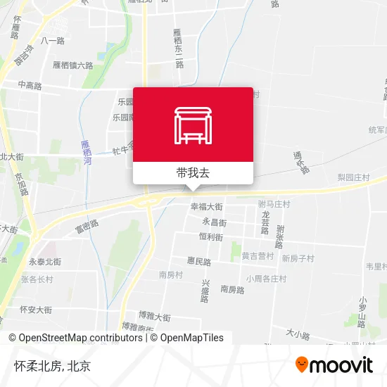 怀柔北房地图
