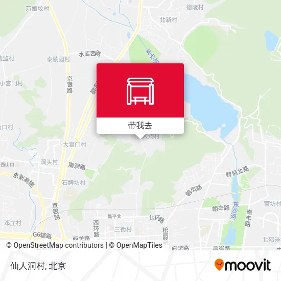 仙人洞村地图