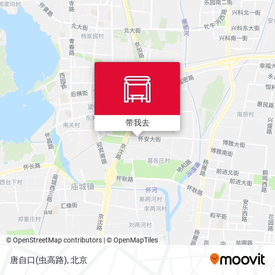 唐自口(虫高路)地图