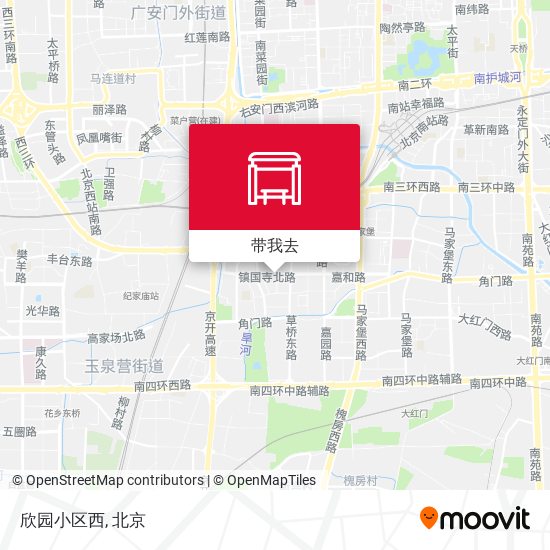 欣园小区西地图