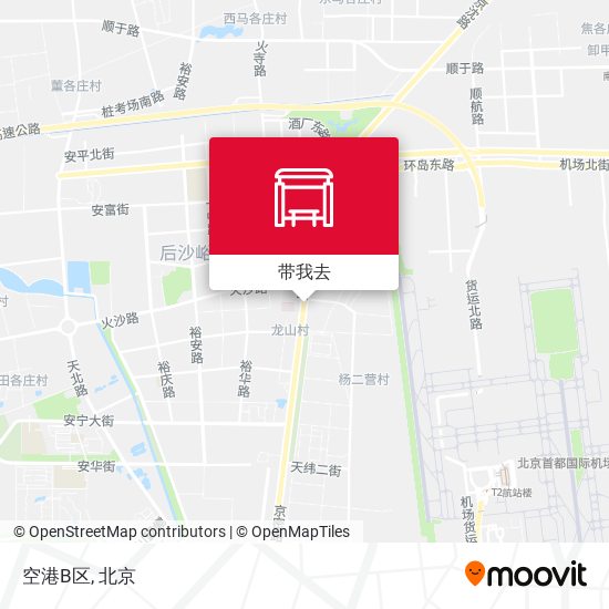 空港B区地图