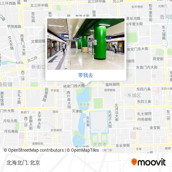 北海北门地图