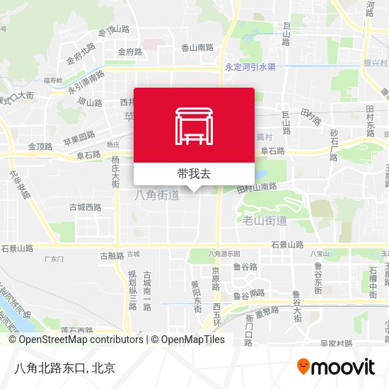 八角北路东口地图